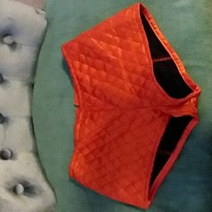 Vintage orange booty shorts Lip Service